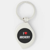 I Love Archery Sleutelhanger (Voorkant)