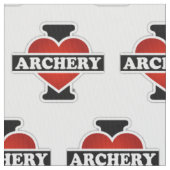 I Love Archery Stof (Close Up)