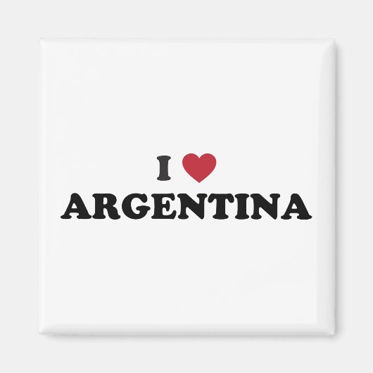 I Love Argentina Magneet (Voorkant)
