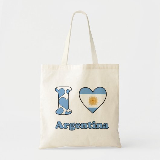 I love Argentina Tote Bag (Voorkant)