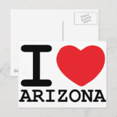 I Love Arizona Briefkaart (Voorkant / Achterkant)