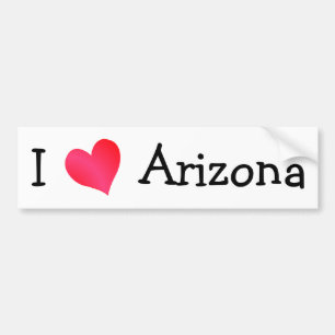 I Love Arizona Bumpersticker