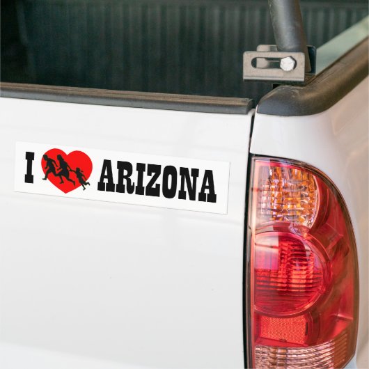 I Love Arizona Bumpersticker (Op Truck)