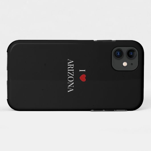 "I Love Arizona" Case-Mate iPhone Case (Achterkant (horizontaal))