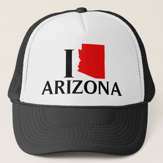I Love Arizona - I Love AZ Trucker Pet (Voorkant)