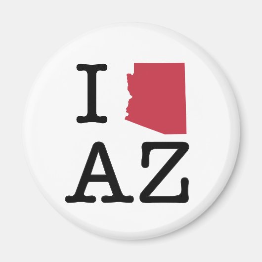 I Love Arizona Magneet (Voorkant)