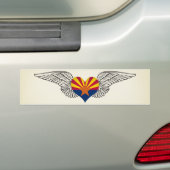 I Love Arizona-wings Bumpersticker (Op auto)