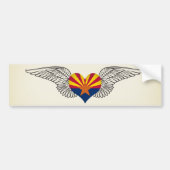 I Love Arizona-wings Bumpersticker (Voorkant)