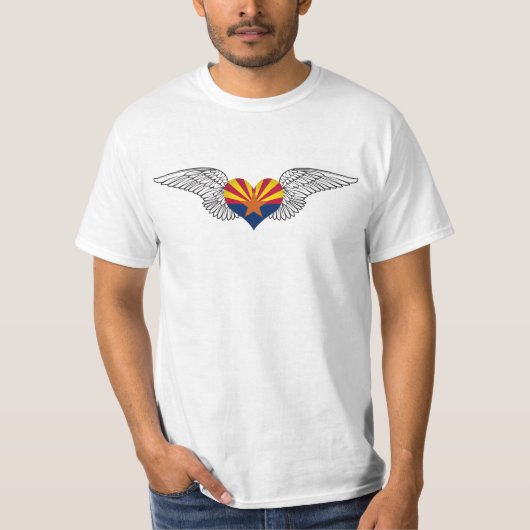 I Love Arizona-wings T-shirt (Voorkant)