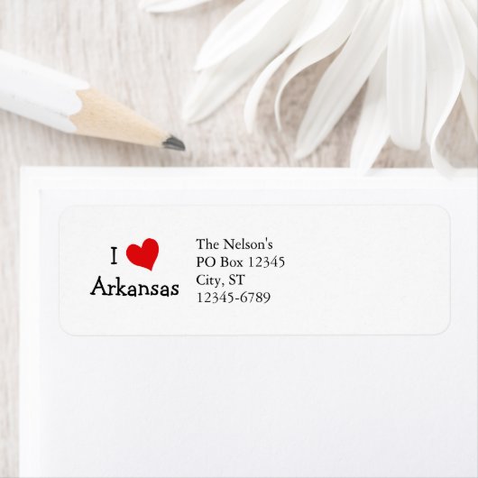 I Love Arkansas Etiket (Insitu)