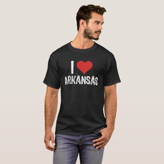 I Love Arkansas T-shirt (Voorkant volledig)