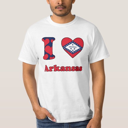 I love Arkansas T-shirt (Voorkant)