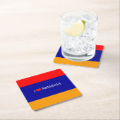 I Love Armenia, flag of Armenia Kartonnen Onderzetters (Insitu)