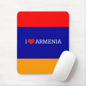I Love Armenia, flag of Armenia Muismat (Met muis)