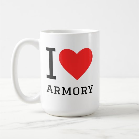 I love armory koffiemok (Links)