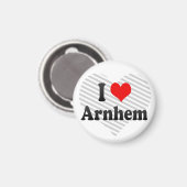I Love Arnhem, Nederland Magneet (Voorkant / Achterkant)