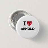I Love Arnold Ronde Button 3,2 Cm (Voorkant /achterkant)