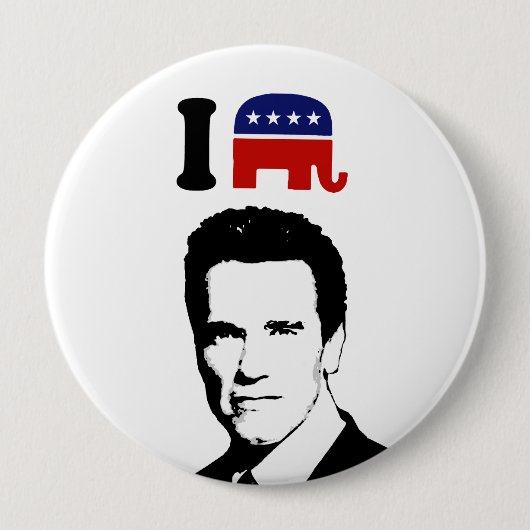 I Love Arnold Schwarzenegger 1 Ronde Button 4,0 Cm (Voorkant)