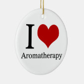 I Love Aromatherapie Keramisch Ornament (Rechts)