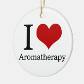 I Love Aromatherapie Keramisch Ornament (Links)