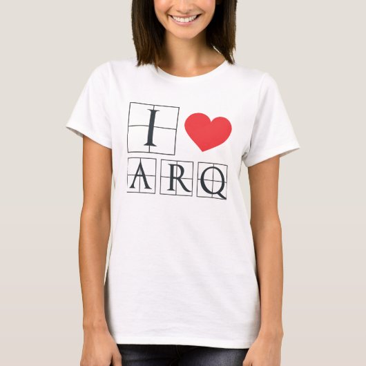 I Love Arq T-shirt (Voorkant)