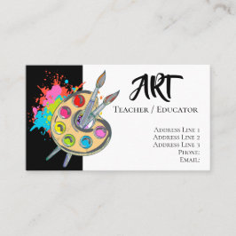 I Love Art | Painter's Palette Visitekaartje