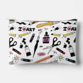 I Love Art Supplies Pattern Etui (Voorkant)