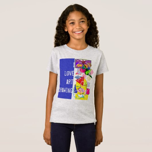 i love art t-shirt (Voorkant volledig)