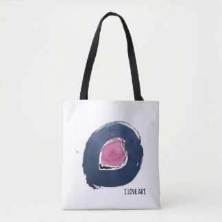 I Love Art.  Tote Bag