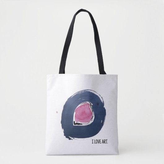 I Love Art. Tote Bag (Voorkant)
