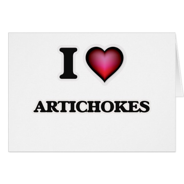 I Love Artichokes (Voorkant Horizontaal)