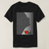 I Love Artificial Intelligence 1 T-shirt (Design voorkant)