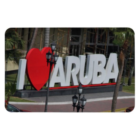 "I Love Aruba", Fotografie, Magnet Magneet (Horizontaal)