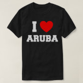 I Love Aruba T-shirt (Design voorkant)