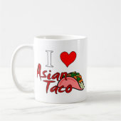 I Love Asian Taco Koffiemok (Links)
