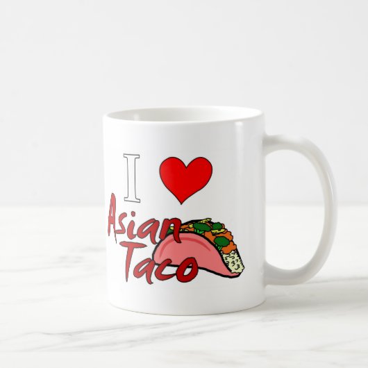 I Love Asian Taco Koffiemok (Rechts)