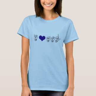 I Love ASL (American Sign Language) T-shirt