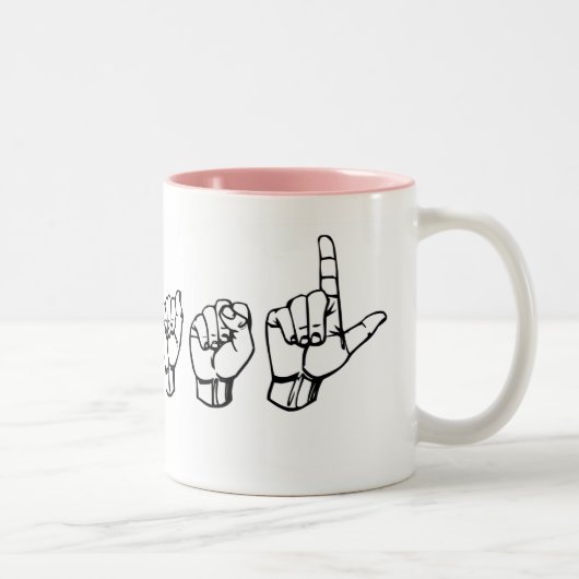 I Love ASL Mok (Rechts)