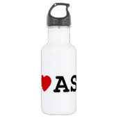 I Love ASL Waterfles (Voorkant)