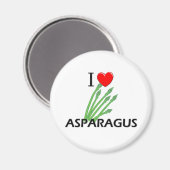 I Love Asparagus Magneet (Voorkant / Achterkant)
