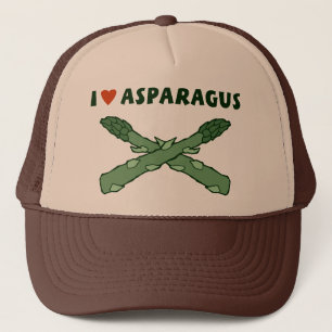 I Love Asparagus Trucker Pet