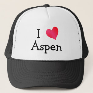 I Love Aspen Trucker Pet