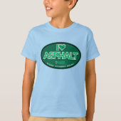 I Love Asphalt Kinderen T-Shirt - Blue (Voorkant)