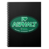 I Love Asphalt Notitieboek (Voorkant)