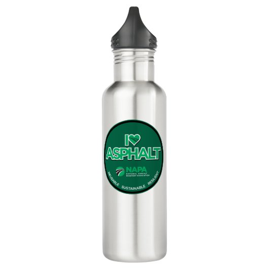 I Love Asphalt Stainless Steel Water Bottle Waterfles (Links)