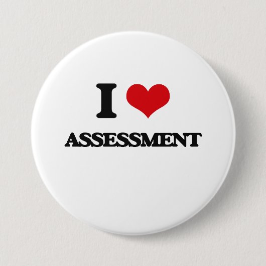 I Love Assessment Ronde Button 7,6 Cm (Voorkant)