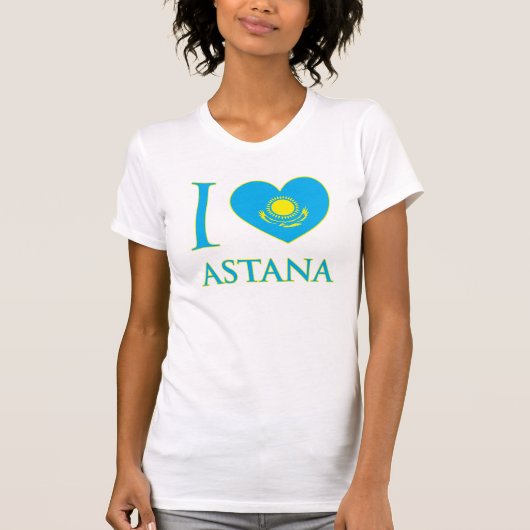 I Love Astana Dames Tanktop (Fit) (Voorkant)