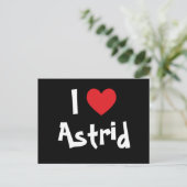 I Love Astrid Briefkaart (Staand voorkant)