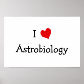 I Love Astrobiology Poster (Voorkant)