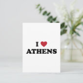 I Love Athens Georgia Briefkaart (Staand voorkant)
